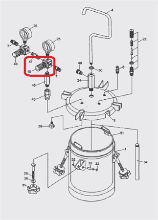 Pressure Regulator (for tank)